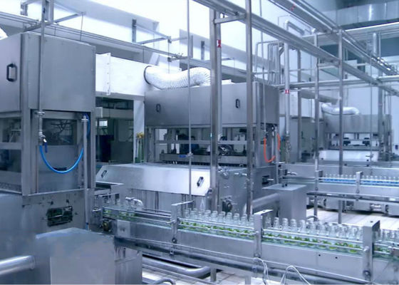 Cina Kaca Botol Produksi Susu, Peralatan Pabrik Produksi Susu Panjang Service Life pemasok