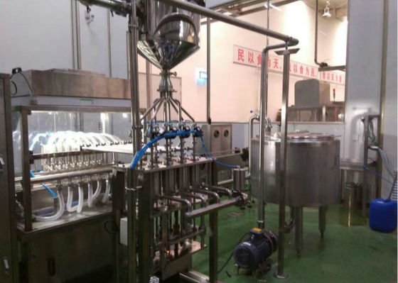 Cina Peralatan Pabrik Pengolahan Susu Botol PE Peralatan Kendali Otomatis pemasok