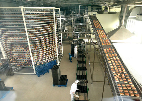Cina Jalur Produksi Makanan Kue Roti, Peralatan / Mesin Produksi Makanan pemasok