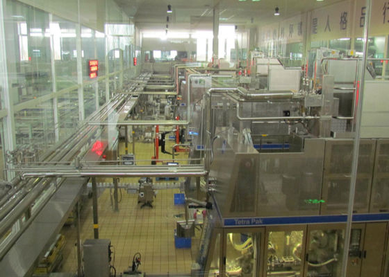 Cina Susu Otomatis Produksi Susu Line Packing Conveyor Systems pemasok