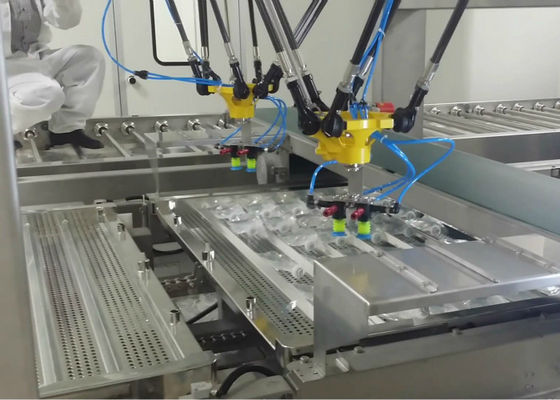 Cina Otomasi / Otomasi Farmasi Sistem Kemasan Robotik Stabilitas Hebat pemasok