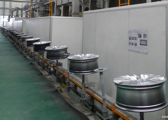 Cina Wheel Hub Casting Automatic Production Line / Assembly Line PLC Control System pemasok
