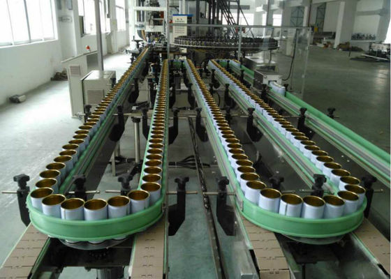 Cina Three Piece Tin Bisa Jalur Produksi Sepenuhnya / Semi Otomatis 200-1000 Kaleng Per Jam pemasok