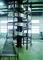 Fleksibel Industrial Conveyor Belt Systems Vertical Screw - Angkat Struktur Kuat pemasok