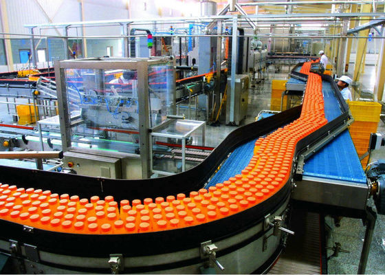 Cina Jus Buah Minuman Jalur Produksi Packing Conveyor Systems Efisiensi Tinggi pemasok