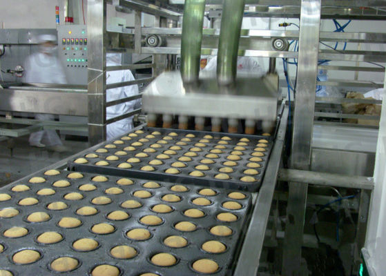 Cina Packing Food Production Line Kue Makanan Industri Peralatan / Mesin Hemat Energi pemasok