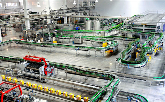 Cina Kaca Botol Bir Produksi Line Packing Conveying Process 12 Months Warranty pemasok